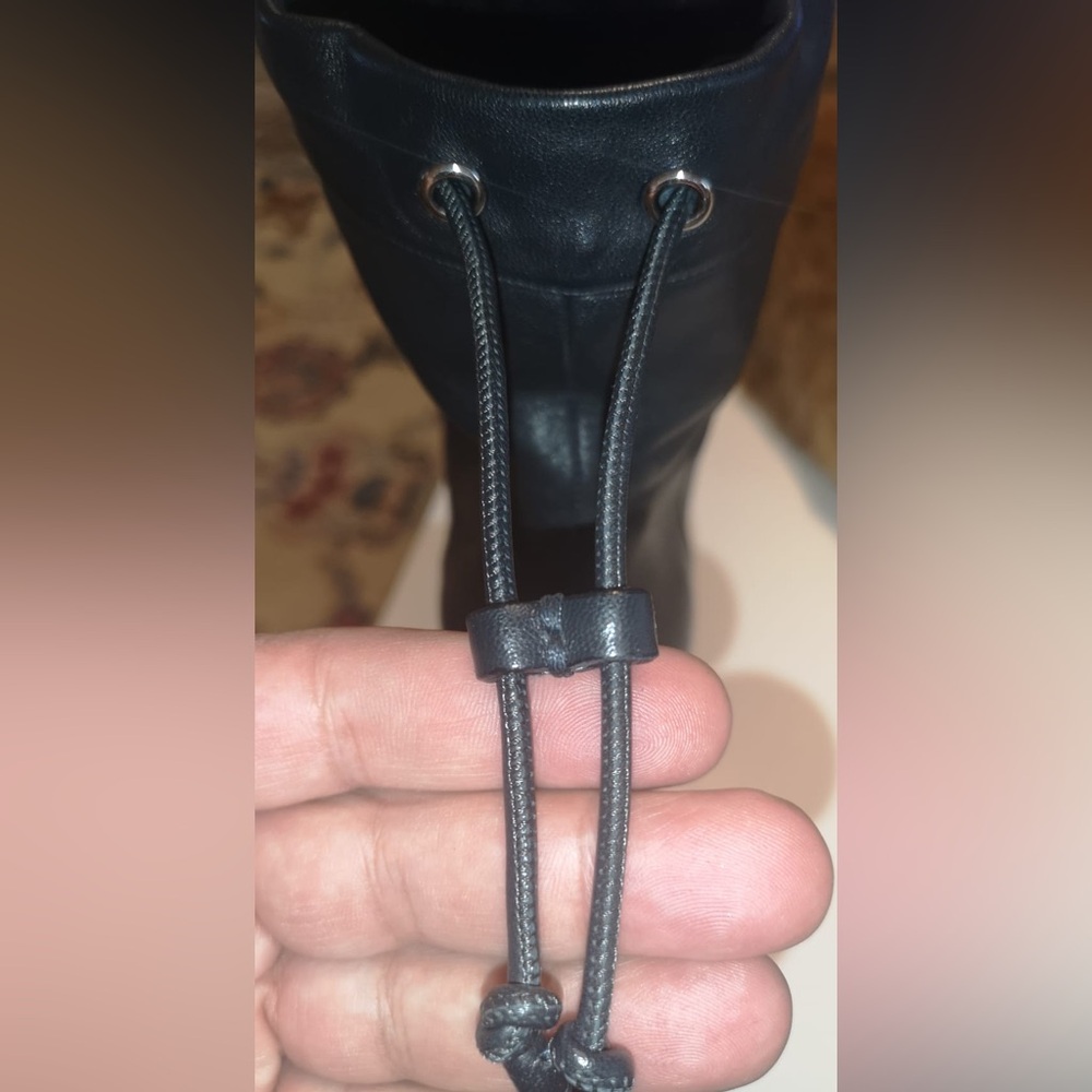 Celine Black Ankle Boots Sleek Design